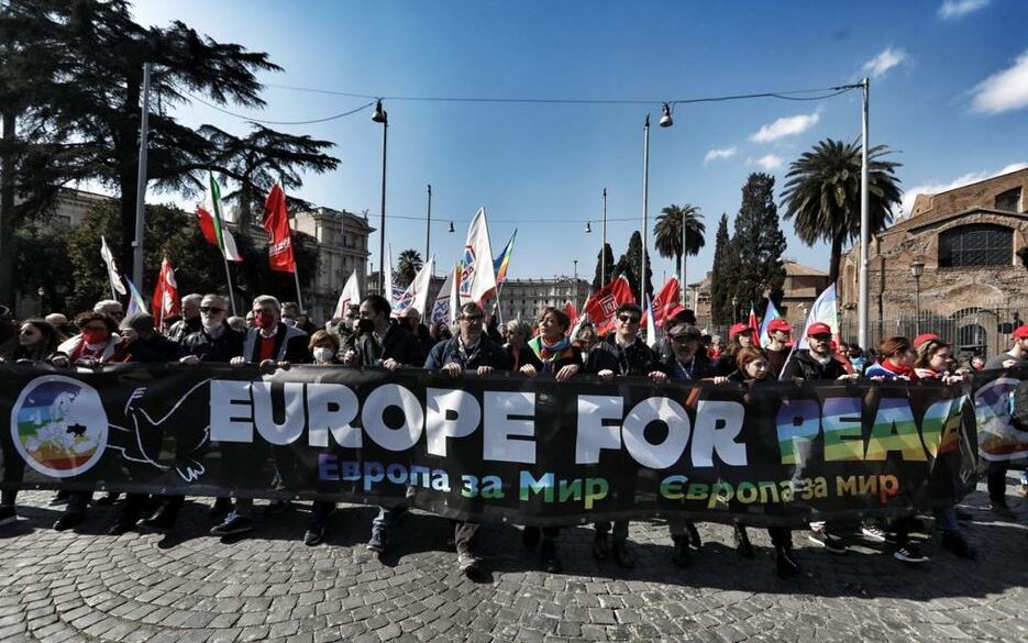 La Rete NoBavaglio aderisce alla manifestazione di Europe for peace “Cessate il fuoco subito, negoziato per la Pace! “